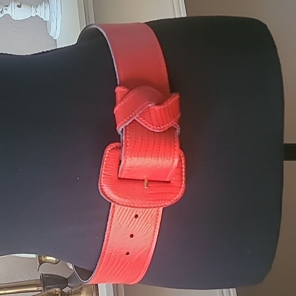 * Vintage Red Anne Klein Belt